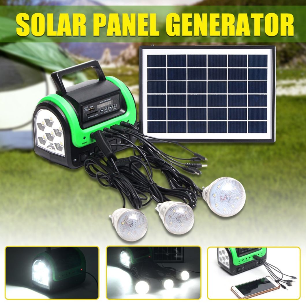 Original Power Solution Solar Home Power Station, New Mini Solar Home System with Cheap Solar Lights