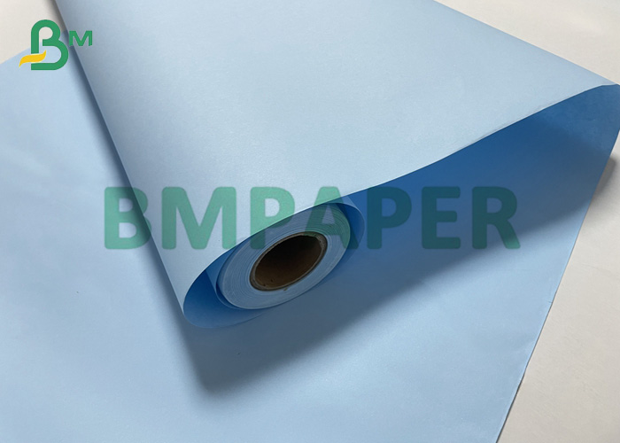 80g Double Sided Blue CAD Plotter Paper For Design Portrayal