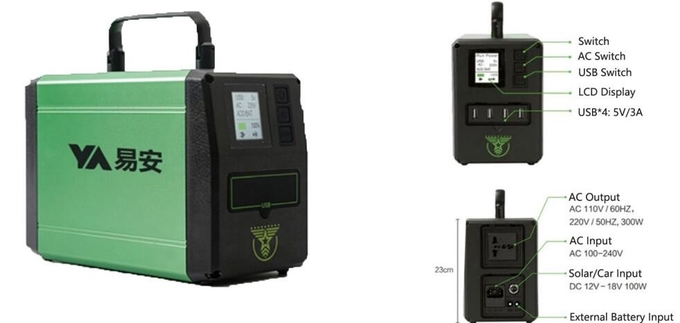 Waterproof 500Wh PORTABLE OUTDOOR POWER STATION WITH Charging methods AC Charging , Car Charging, Solar Charging , VERSA 0