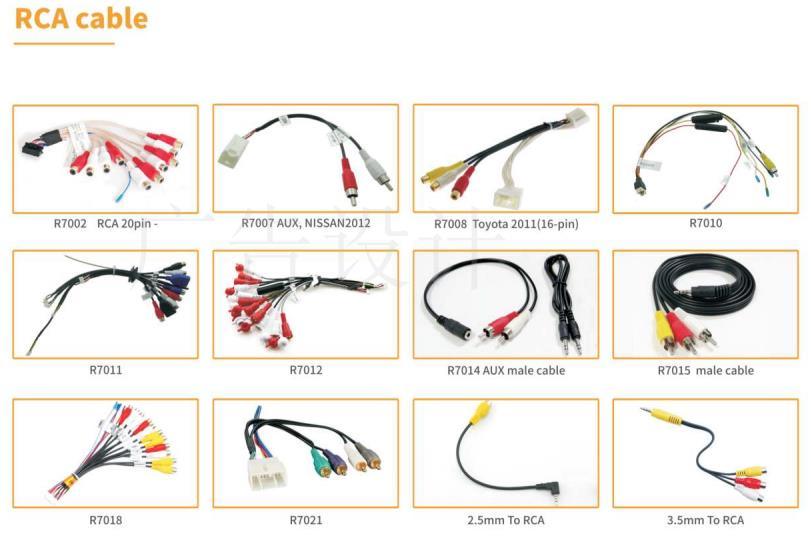 Professional Manufacturer Vehicle Custom Aftermarket Wire Harness Toyota Radio Wire Adapter