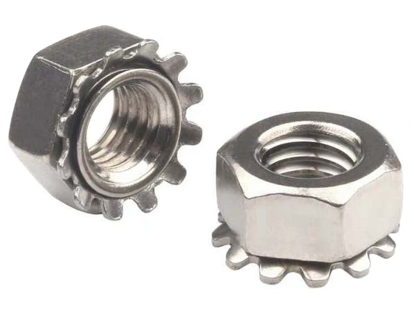 Galvanized Wing Lock Nut Hex Head M3-M10 K Cap Standard Lock Nuts For Use With Rolling Bearings