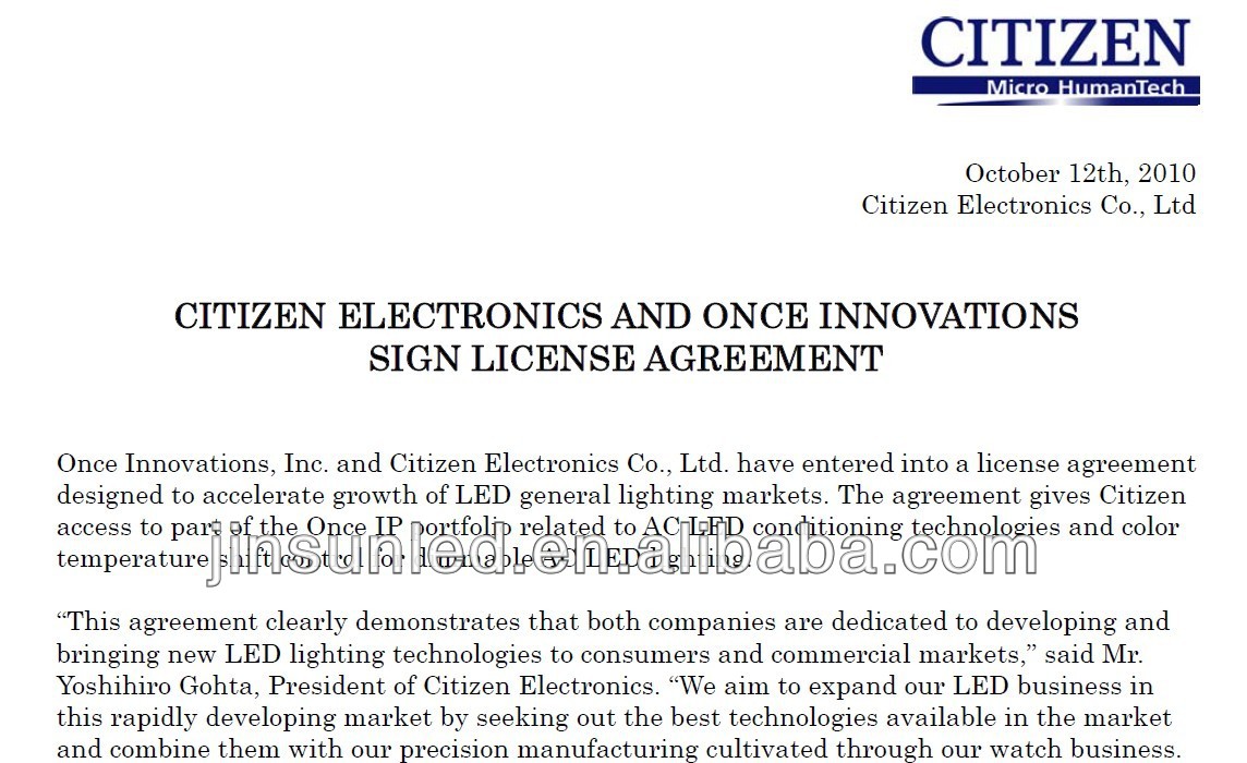 Citizen agent license