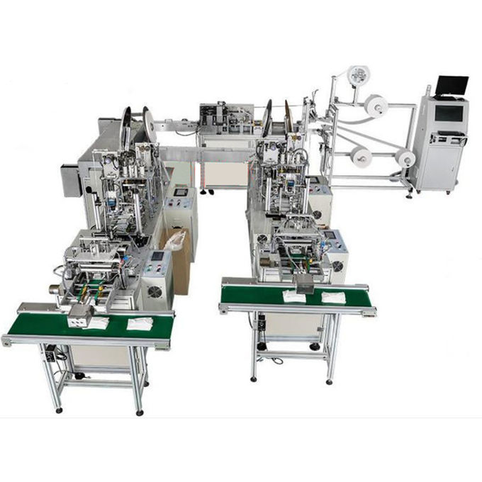 Low Failure Rate Mask Production Machine , Dust Mask Making Machine High Performance