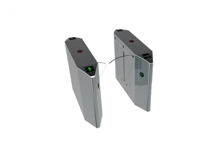 Electric Security Flap Barrier Gate Turnstile Entrance Gates With CE Certification 0