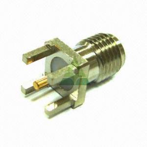 China SMA Connector Reverse Polarity SMA Female Straight, Used for PCB  on sale 