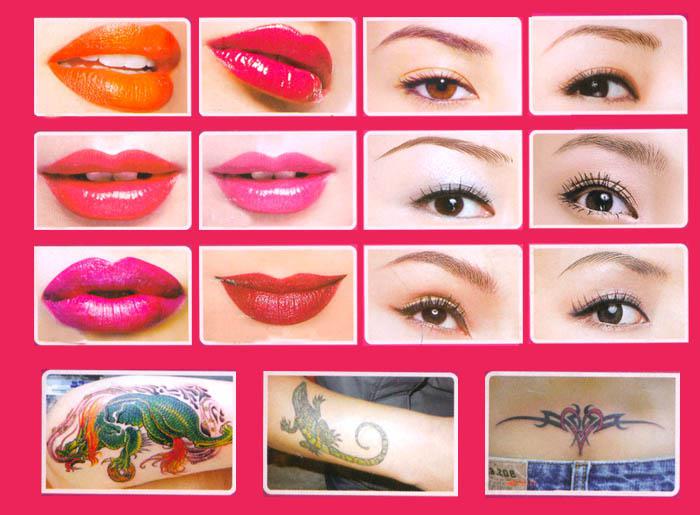 Safety Pink Permanent Makeup Tattoo / Micro Pigments For Embroidery Lip