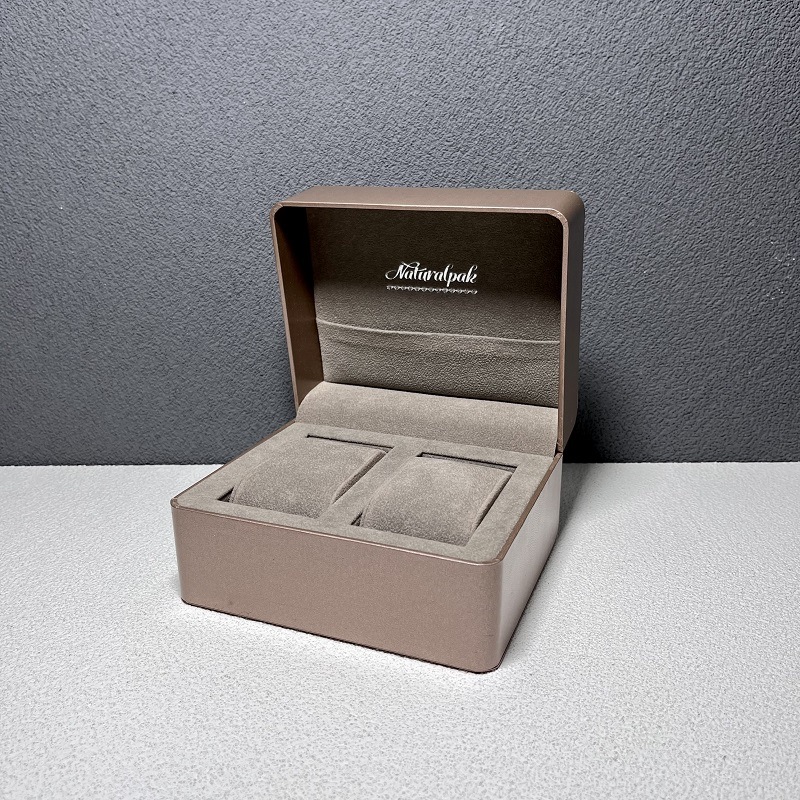 Custom Logo High Quality Luxury Pearl Paper Sigle Watch Gift Paper packaging Box