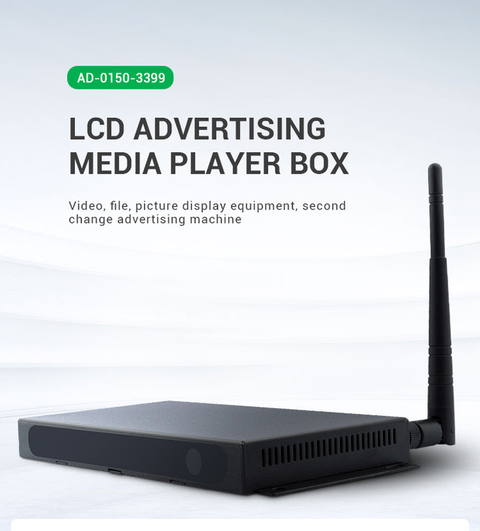 Ethernet 1000M 4G Hexa-core EDP 2K Android HD Media Player Box 0