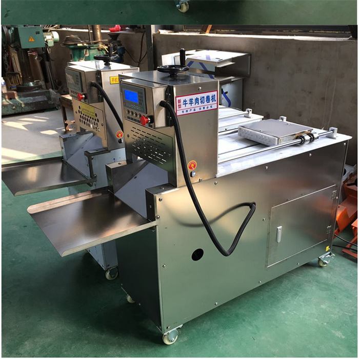 Automatic Frozen Meat Slicing Machine Meat Slicer sausage bacon beef Mutton meat processing Machine