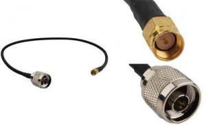China SMA Male to N Male RF pigtail cable for antenna on sale 
