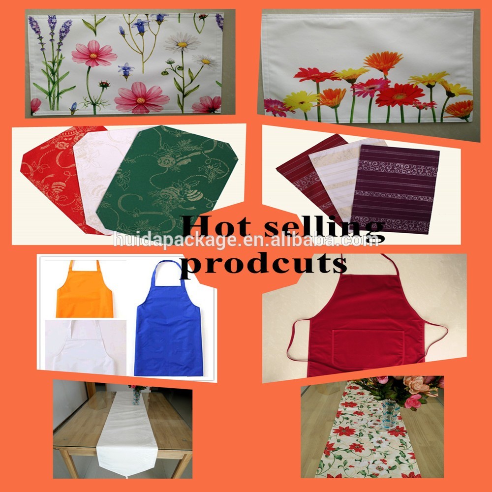 Printed patched work designs table cloths made of 100% polyester fabrics of 180gsm