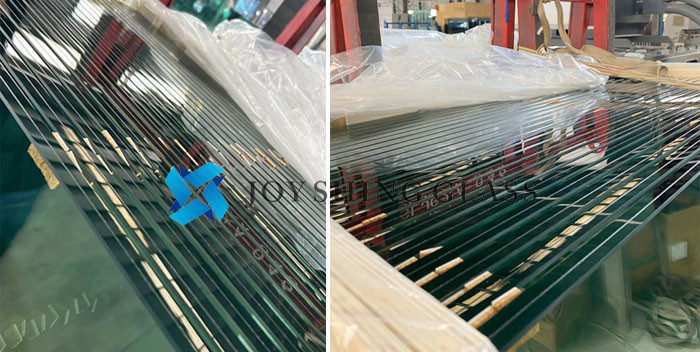 Photo of tempered laminated glass