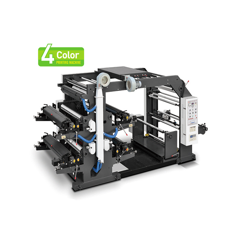New Design Four Color Non Woven Flexo Letterpress Printing Machine