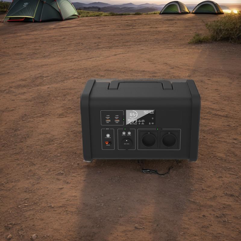 700W/537.6wh Portable Power Station Camping Solar Power Station