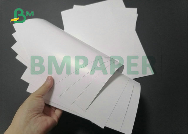 70LB 80LB Grain Long Premium Gloss Text Paper For Making Adhesive 