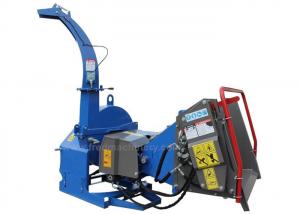 China 4 Cutting Knives Tree Shredders Chippers , Hydraulic Pto Wood Chipper on sale 