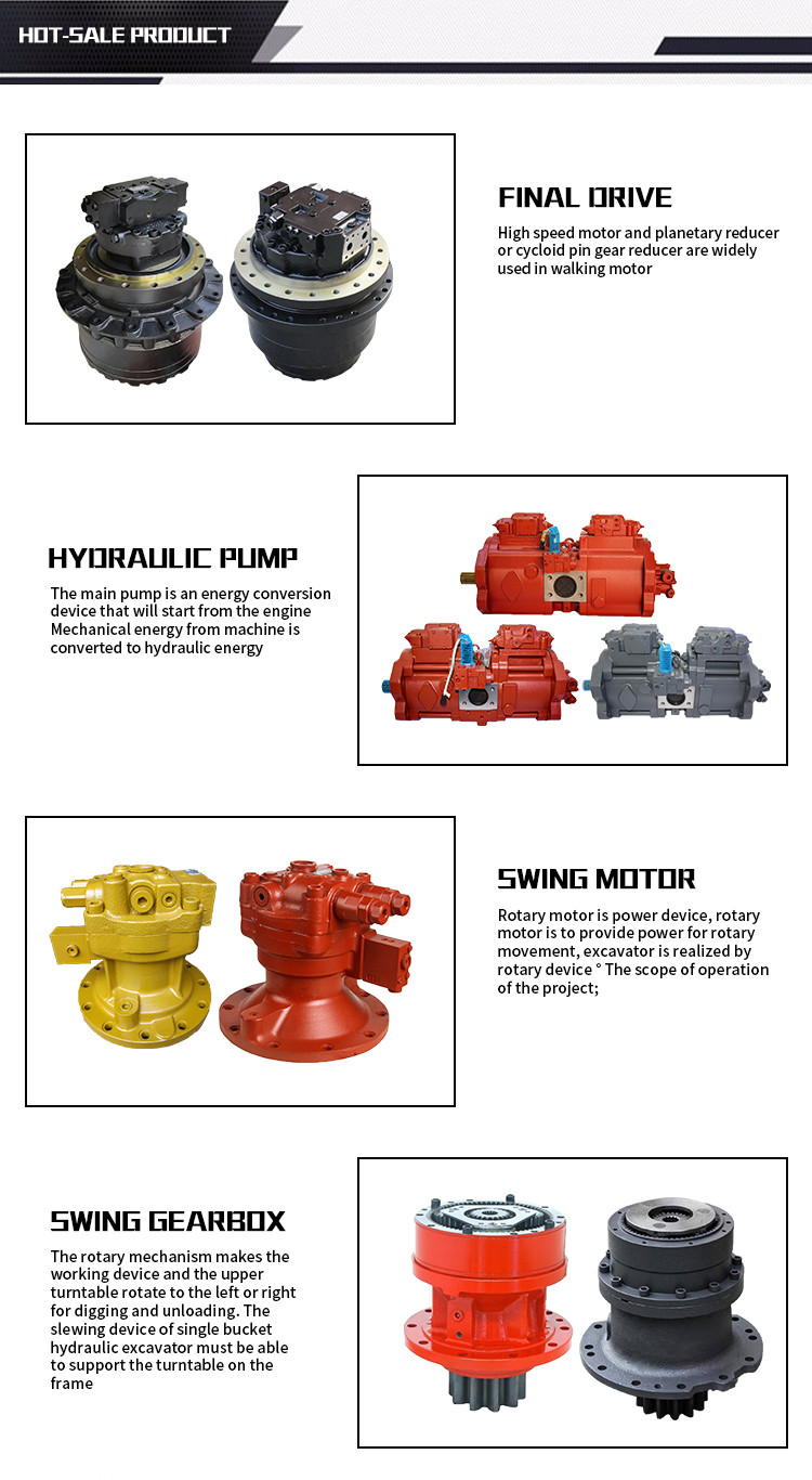 Belparts Excavator hydrualic parts E200B swing motor 964393 slewing motors hydraulic motors
