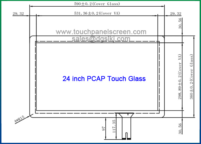 24 inch Capacitive Touch Panel