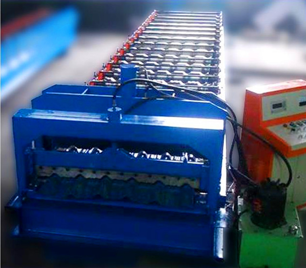 High Efficiency Standing Seam Roll Forming Machine 13 Rows Roller Station