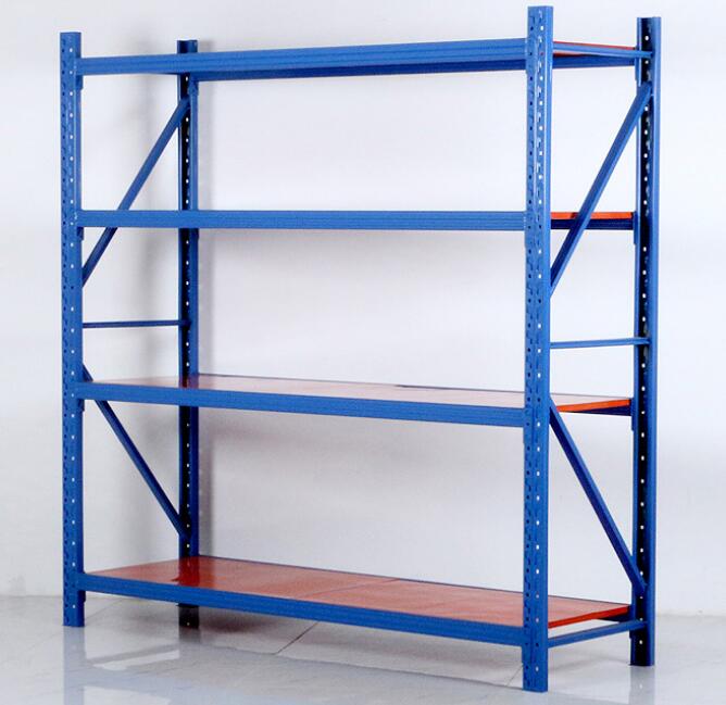 Cold Steel Butterfly-Hole Metal Storage Shelving for Electronic Industry 