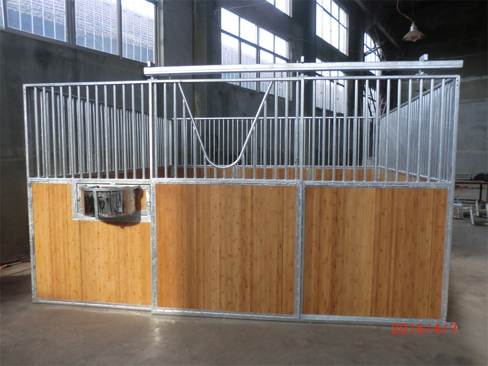Galvanized Portable Indoor Outdoor Wooden Horse Stable Panel Fence