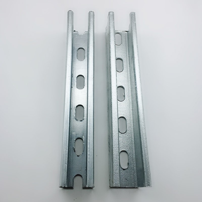 Slotted strut c channel