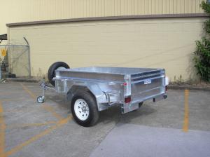 China Custom 7X4 Galvanised Off Road Trailer , Off Road ATV Trailer With Heavy Duty Axle on sale 