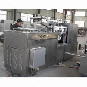 China Paper Bucket Forming Machine with 60 to 250oz Paper Bucket Size and 4,000kg Whole Machine Weight on sale 