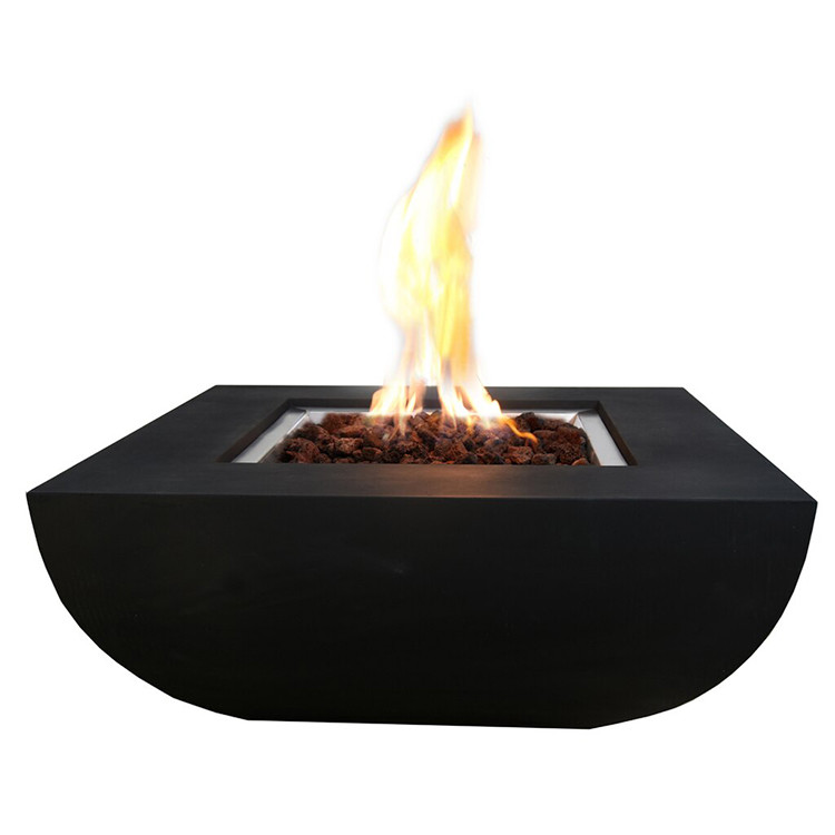 Corten Steel Gas Fire Pit Heater Propane Outdoor Fire Pit Table
