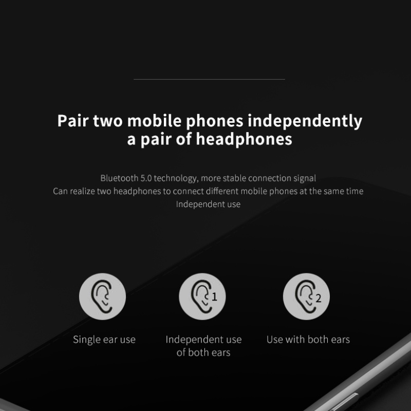 Bluetooth 5.0 Earphones Tws Wireless Headphones bluetooth Earphone Handsfree Headphone Mini Sports Earbuds Gaming Headset Phone