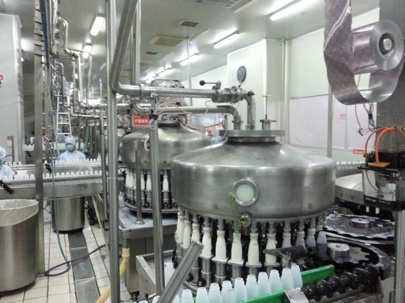 Full Automatic 2000L/H ESL Milk Processing Line With Pouch Package