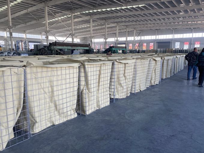 Top Sale Explosion Proof 76.2x76.2mm Hot Dipped Galvanized Container Defense Barrier Gabion 0