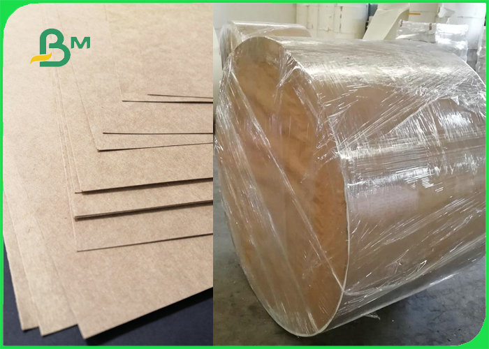 250GSM 300GSM Food Paper Tray Grease Resistant Brown Craft Paper 61 * 86cm
