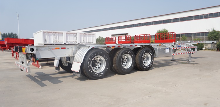 intermodal trailers 40 feet cargo container trailer chassis for sale