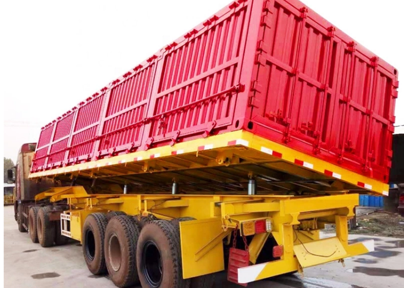 3 Axles 12 weheels container 50 tons heavy duty Van Semi Trailer 3