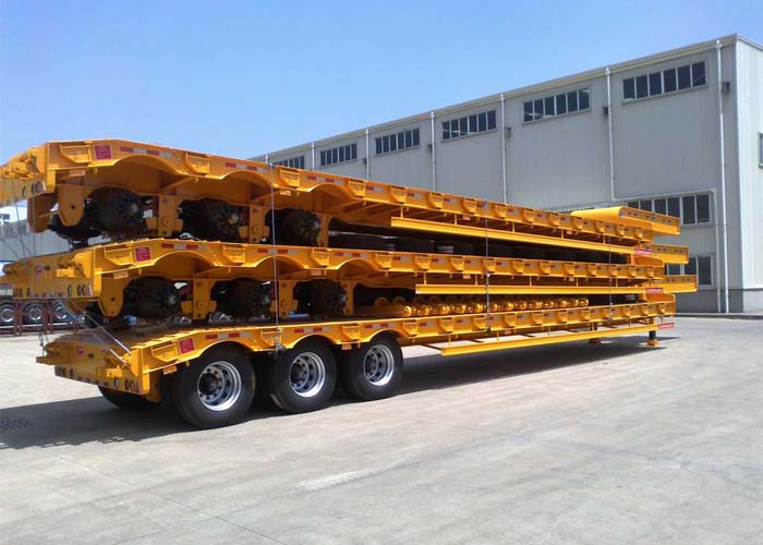 Low bed trailer for export
