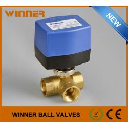 China 2 Way DN15 Electric Operated Valve ON/OFF Control AC230V 50Hz for sale