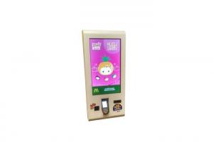 China Interactive 42 Inch Mcdonalds Self Order Kiosk Fast Food With Plastic Keyboard on sale 