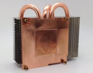 120w Copper Base Plate Aluminum Fin Copper Pipe Heat Sink