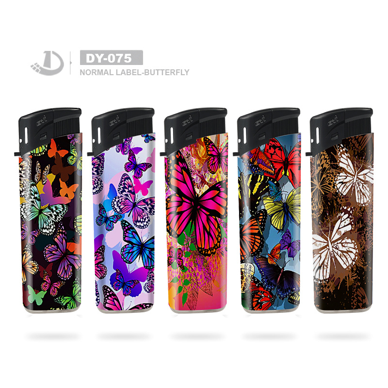 Dy-075 Style China Factory Direct Sales Disposable Electronic Lighter for United Kingdom