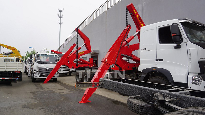 TITAN 37/45 ton self loading sidelifter truck trailer for sale