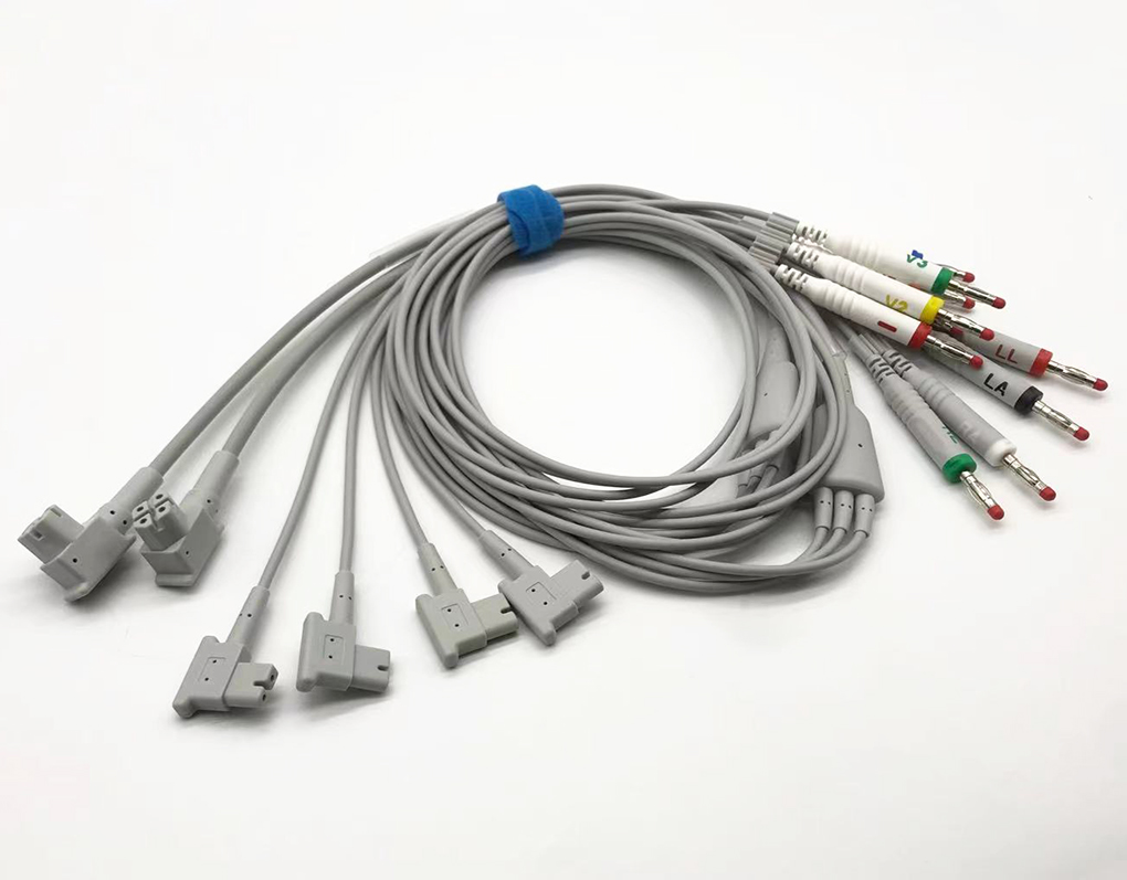 TC30 10 leads EKG leadwires with snap/clip