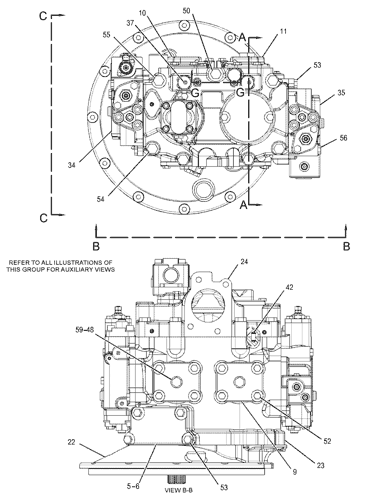 3390514 PUMP GP-MAIN HYDRAULIC Parts scheme