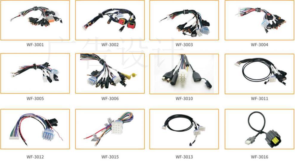 Wire Harness Cable Assembly Manufacture 22 Pin Car Water Proof Wiring Harness with Fuse Holder