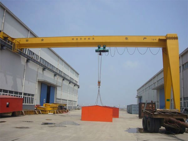 5 tons Single-girder semi gantry cranes