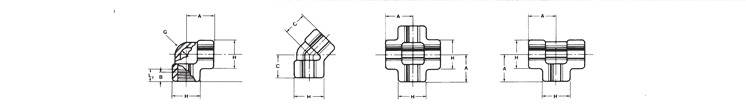 Class 3000 Stainless Steel Pipe Fittings
