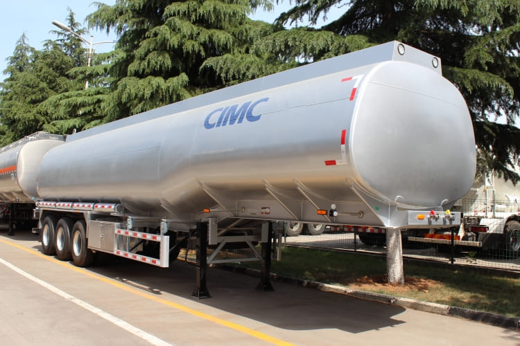 CIMC Tri Axle 45 CBM Fuel Tanker Trailers for Sale Prices Manufacturers