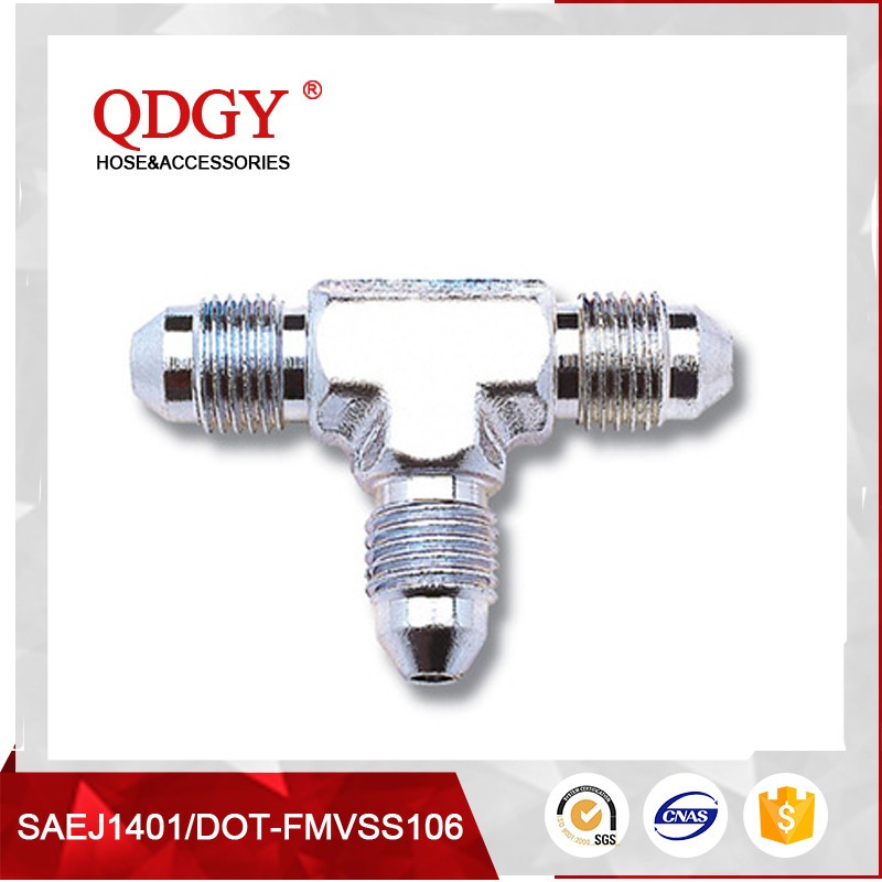 qdgy -3 AND -4 AN & SAE Brake Adapter Fittings MALE TEE