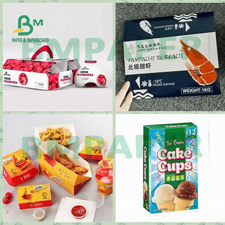 Food Grade One Side Coated Food Board For Fried Chicken Boxes