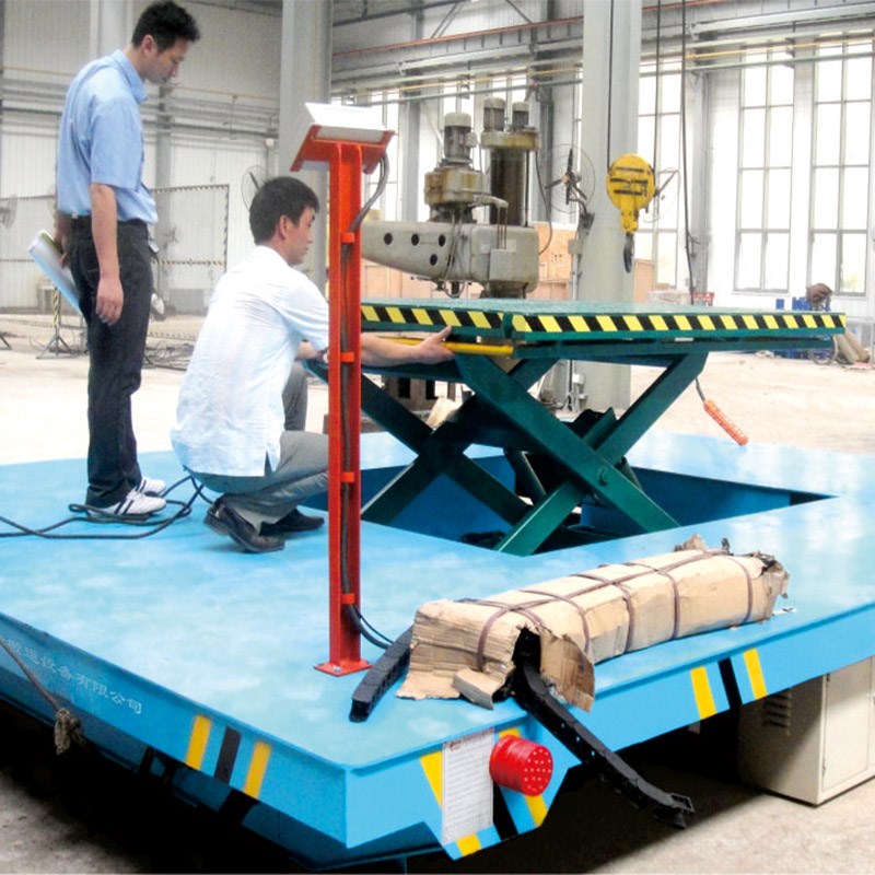electrical trackless handling transfer cart